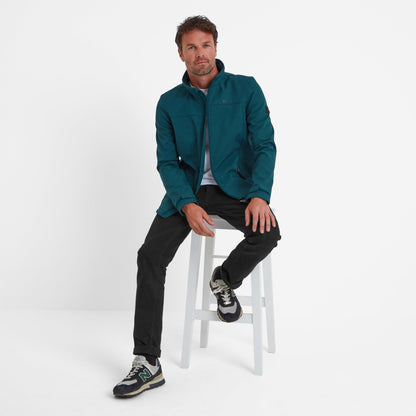 Feizor Mens Shower Resistant Softshell Jacket - Petrol Green