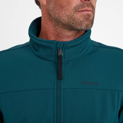 Feizor Mens Shower Resistant Softshell Jacket - Petrol Green