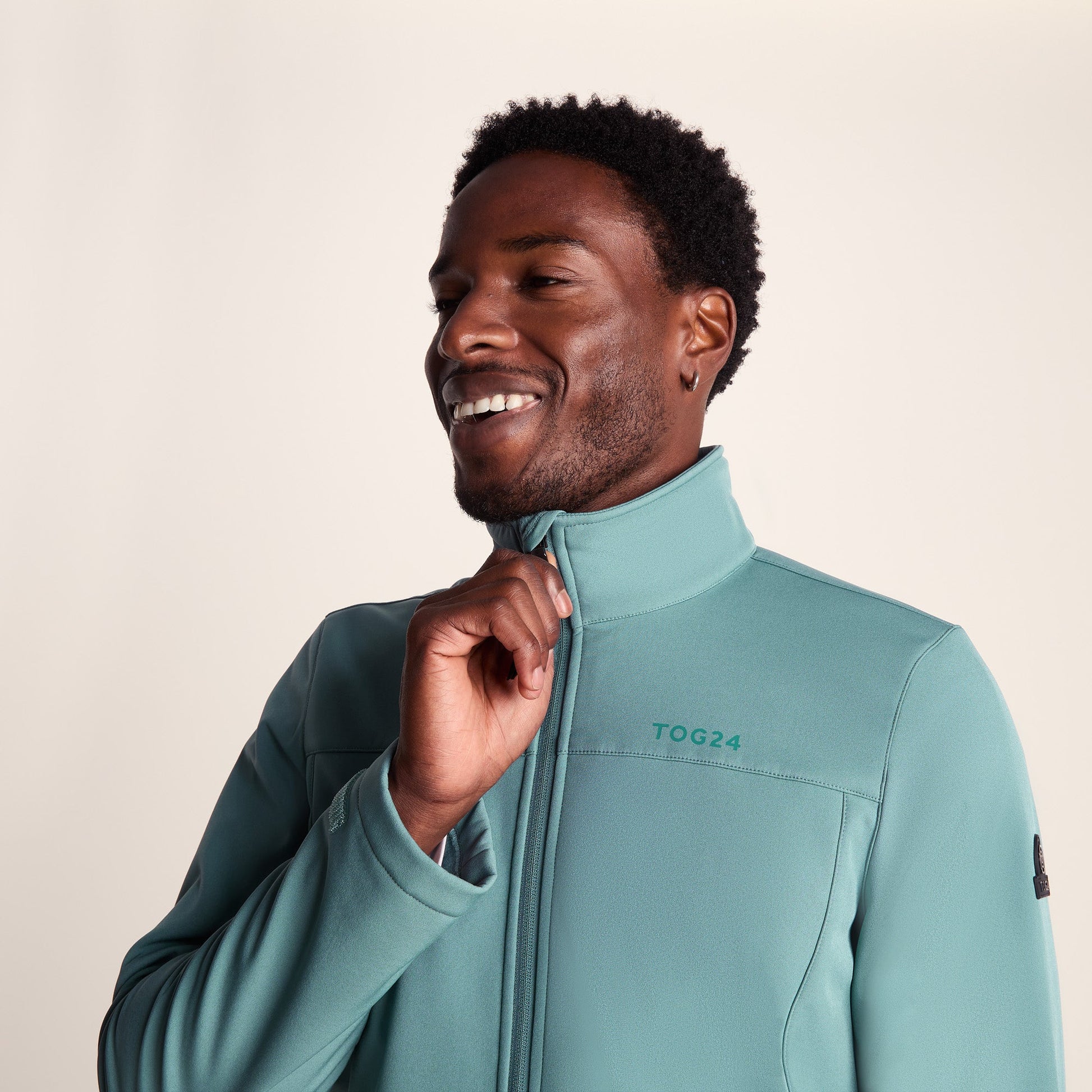 Feizor Mens Shower Resistant Softshell Jacket - Hydro Blue