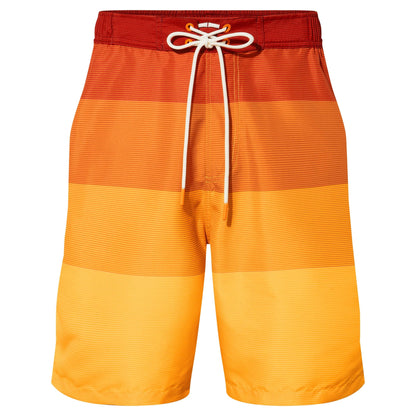 Felix Mens Swimshorts - Tangerine Stripe