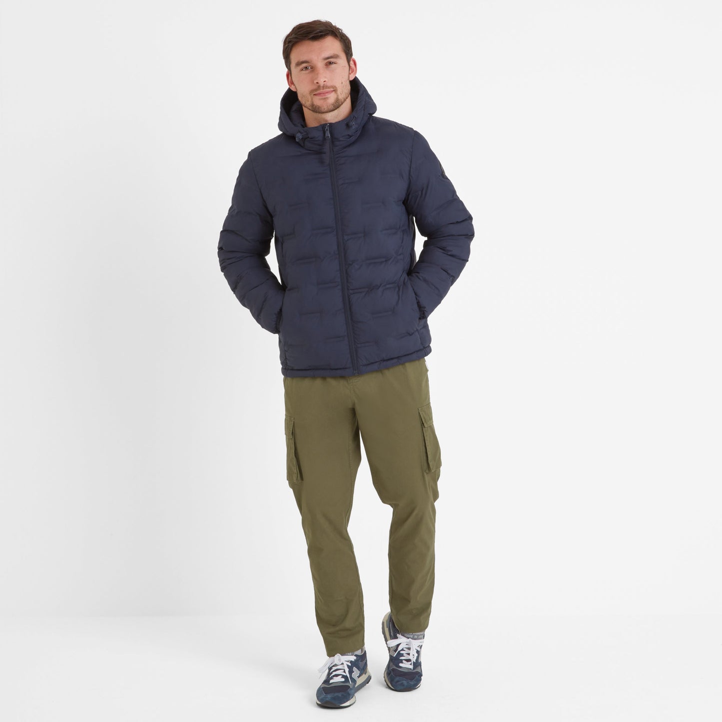 Fender Mens Shower Resistant Insulated Jacket - Dark Indigo