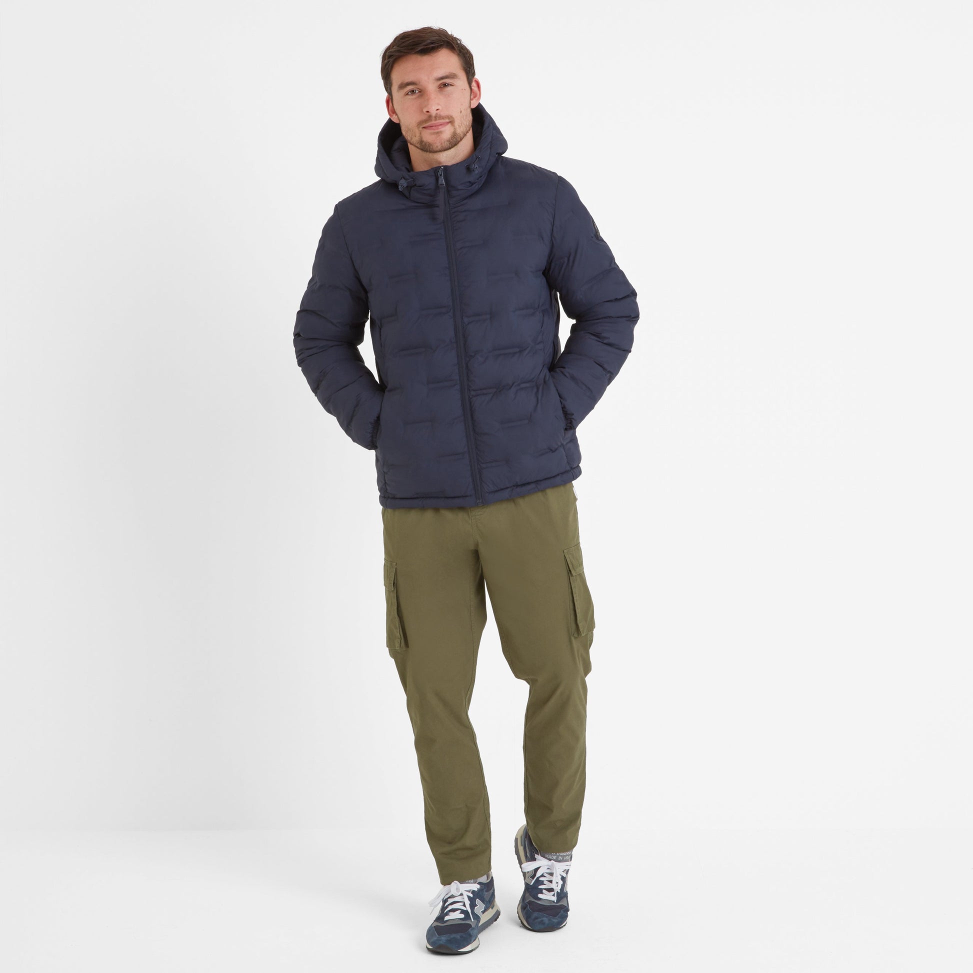 Fender Mens Shower Resistant Insulated Jacket - Dark Indigo