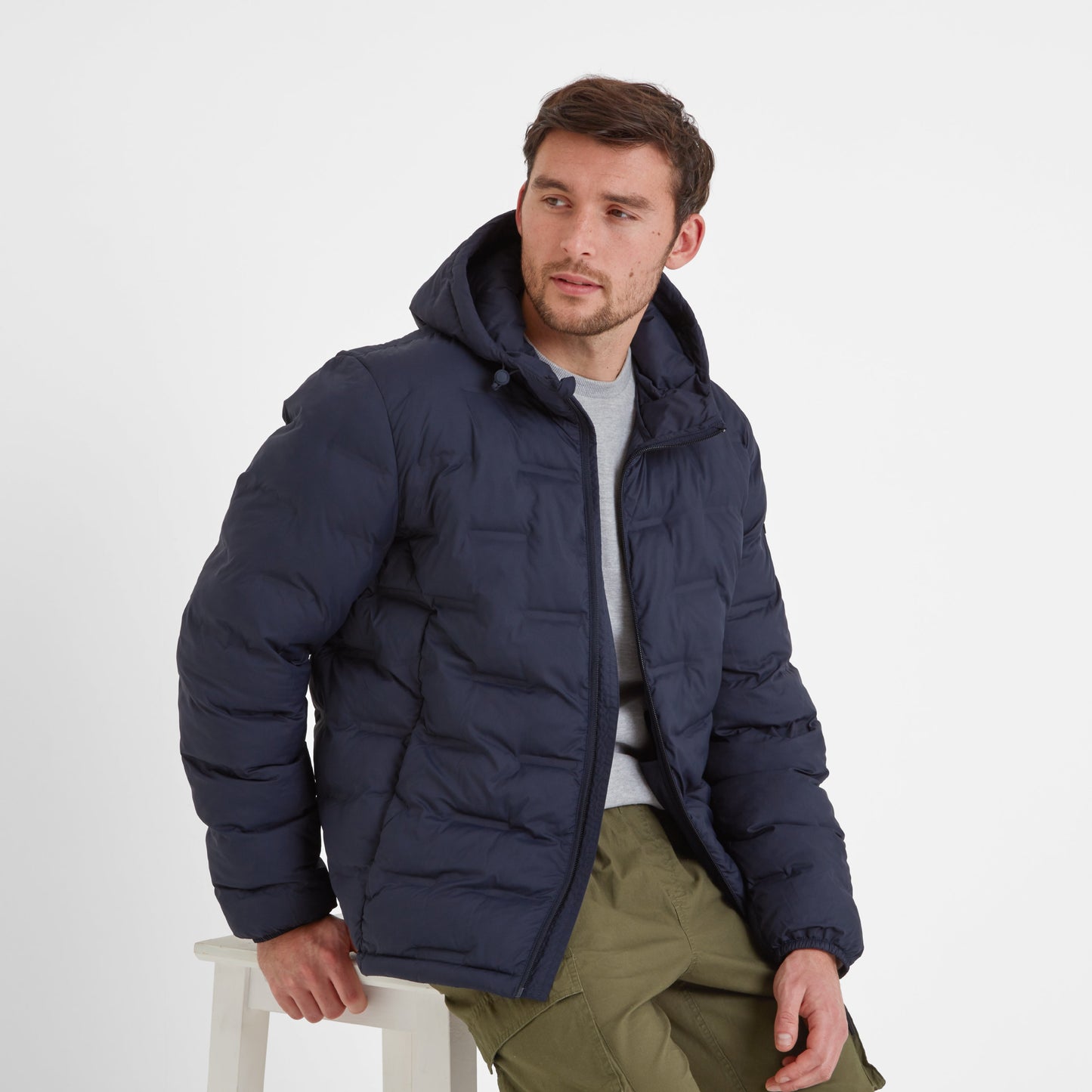 Fender Mens Shower Resistant Insulated Jacket - Dark Indigo