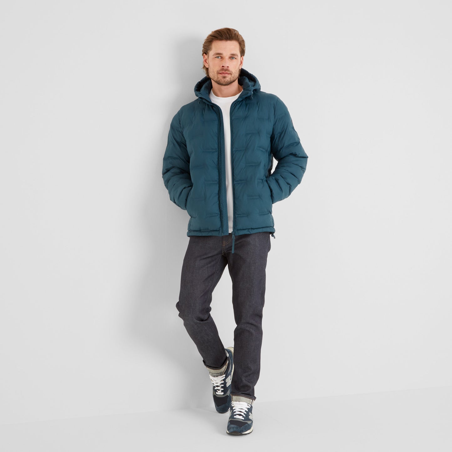 Fender Mens Shower Resistant Insulated Jacket - Petrol Green