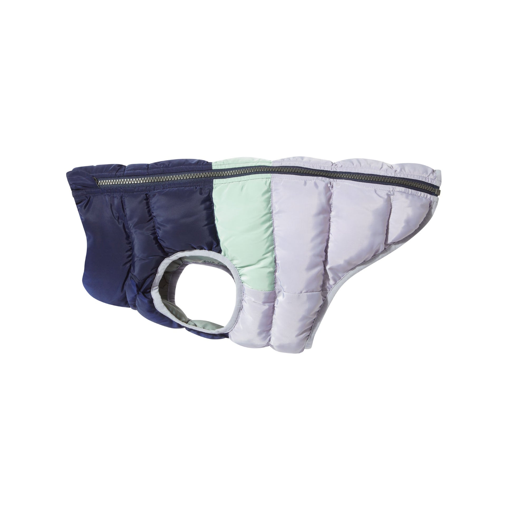 Fetch Padded Dog Coat S - Oxford Blue/Light Mist/Lavender Grey