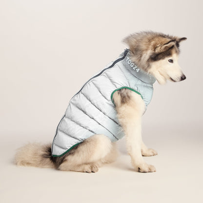 Fetch Padded Dog Coat L - Dark Indigo/Mahogany Orange/Dark Turquoise