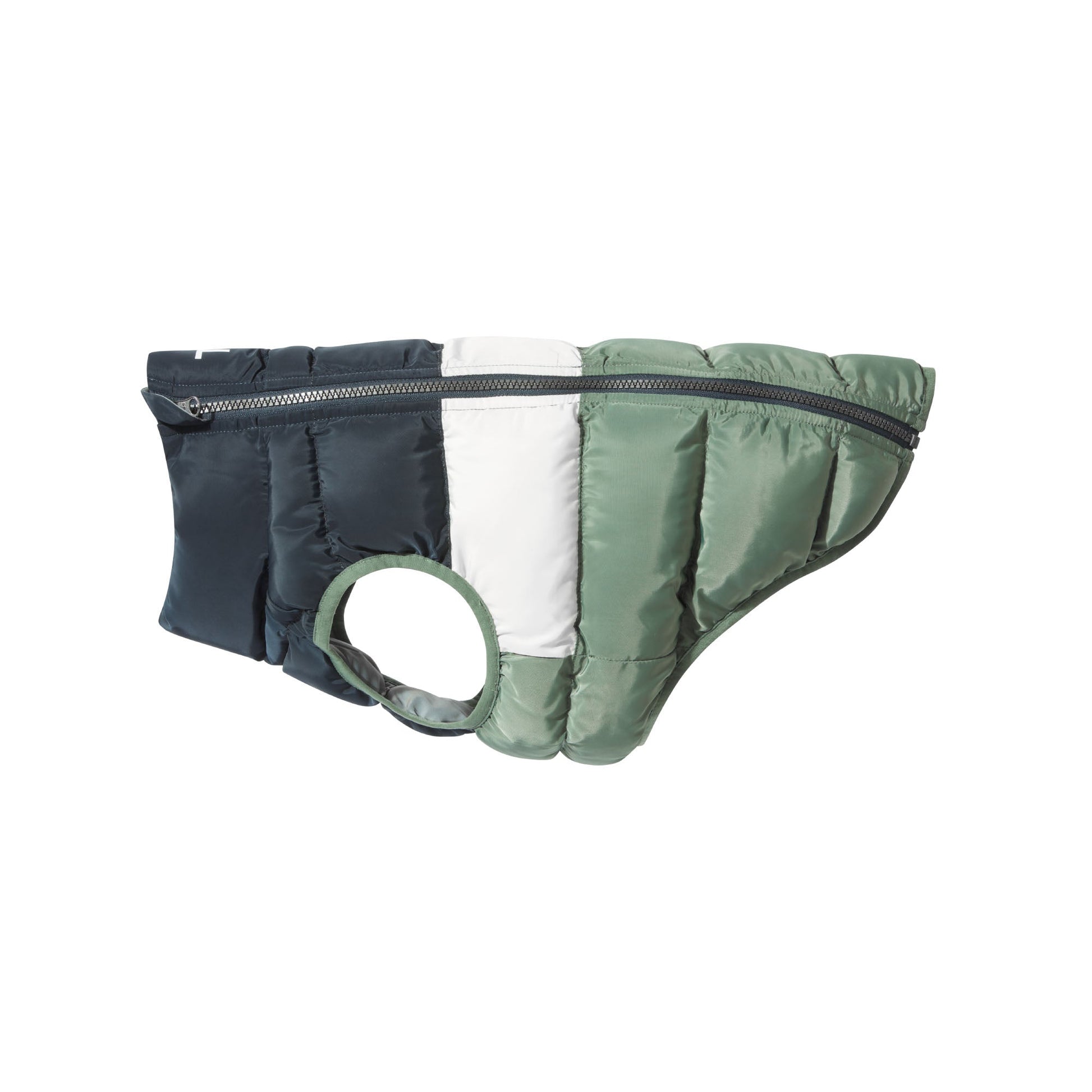 Fetch Padded Dog Coat S - Dark Indigo/Vanilla/Light Forest