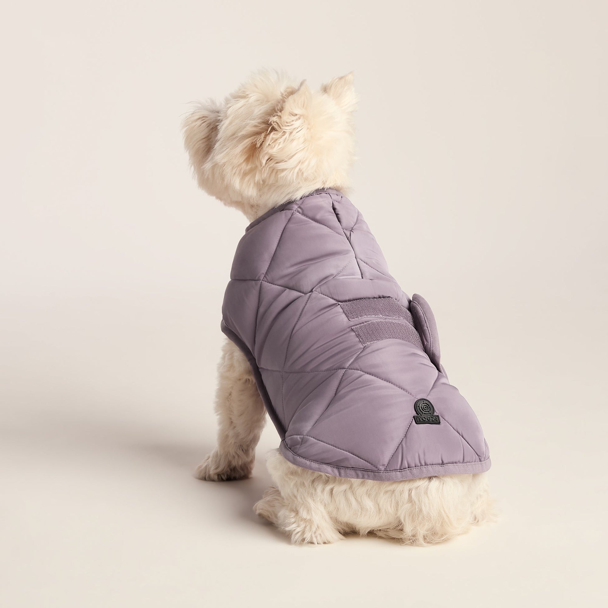 Fido Padded Dog Coat S - Dusky Lilac