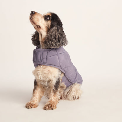 Fido Padded Dog Coat M - Dusky Lilac