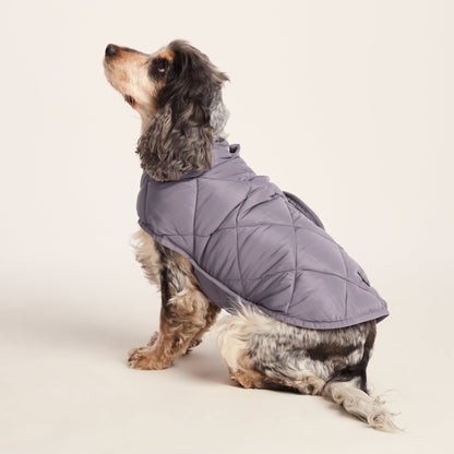 Fido Padded Dog Coat M - Dusky Lilac
