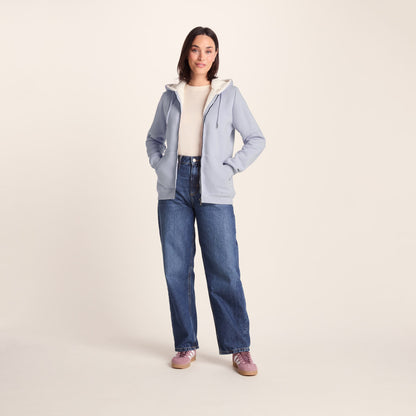 Finch Womens Supersoft Sherpa Fleece Lined Hoody - Pale Lilac