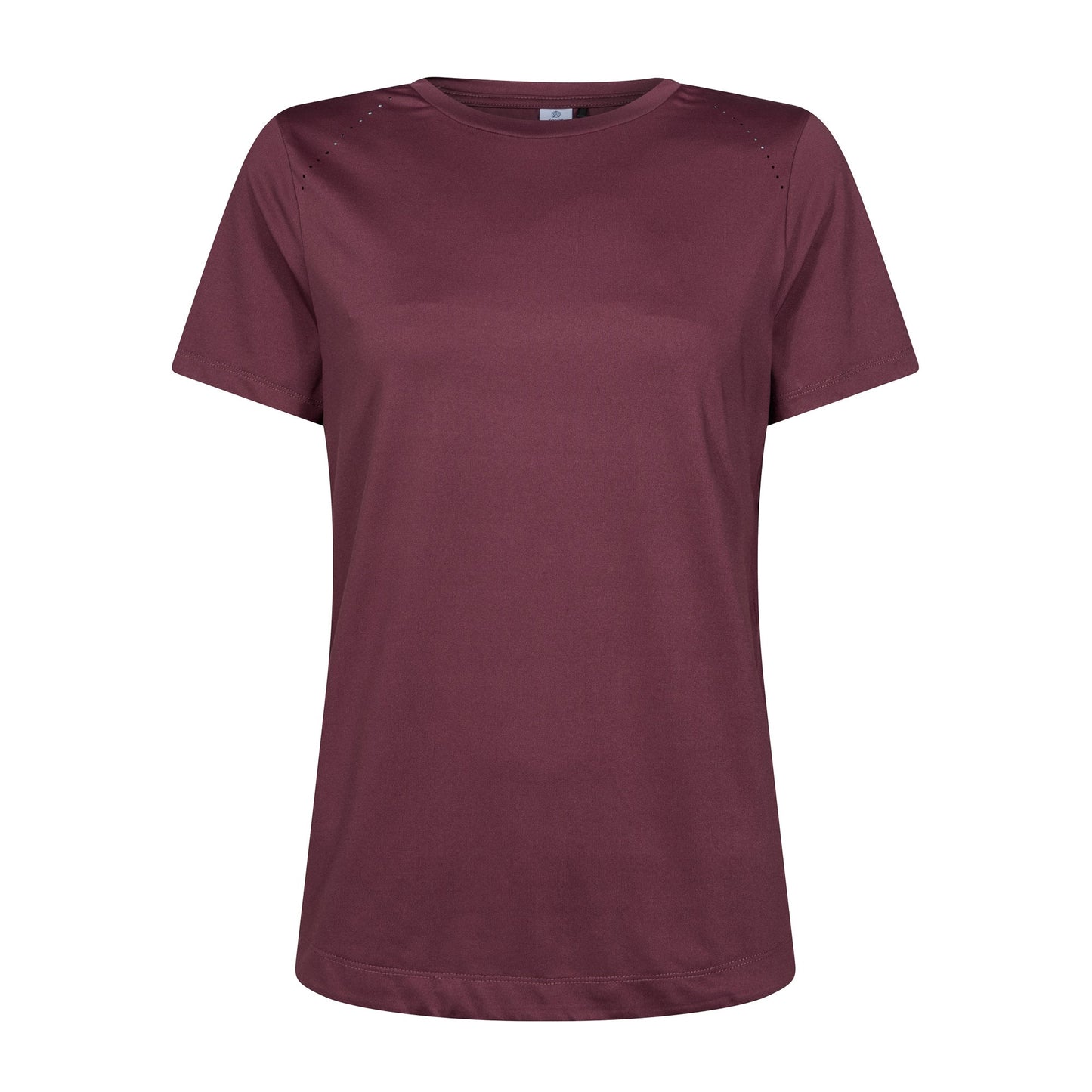 Florrie Womens Performance T-Shirt - Black Raspberry