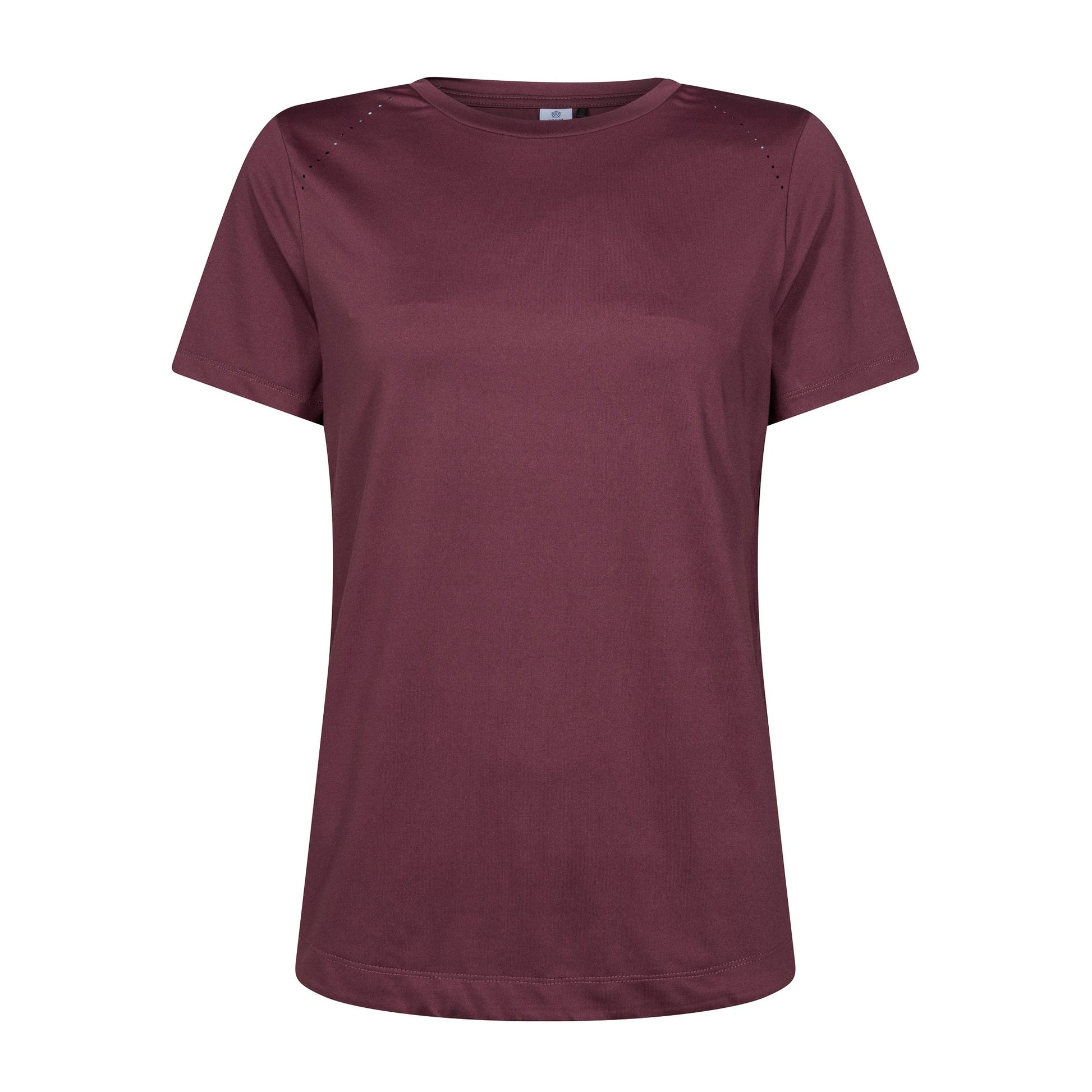 Florrie Womens Performance T-Shirt - Black Raspberry