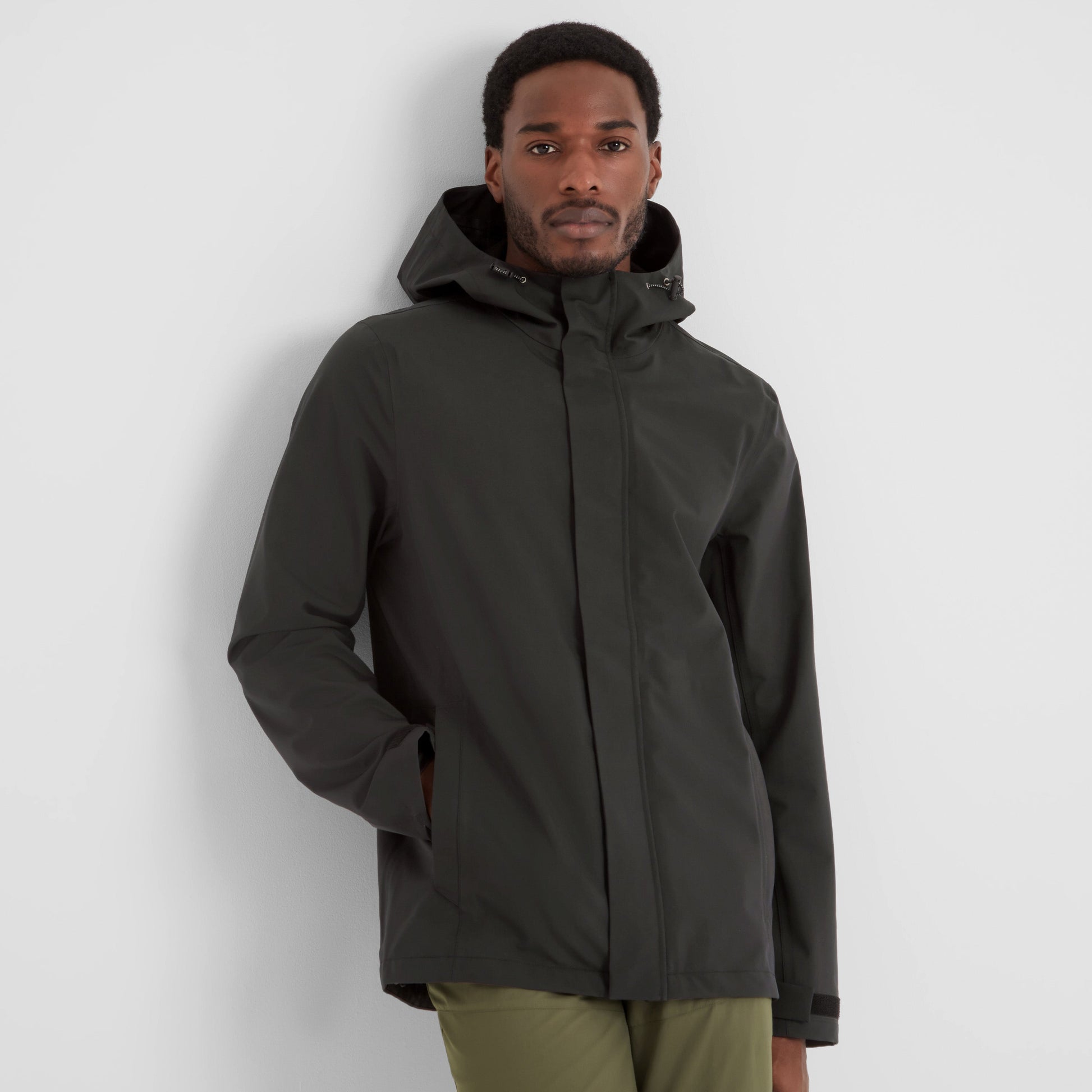 Flynn Mens Waterproof Jacket - Black