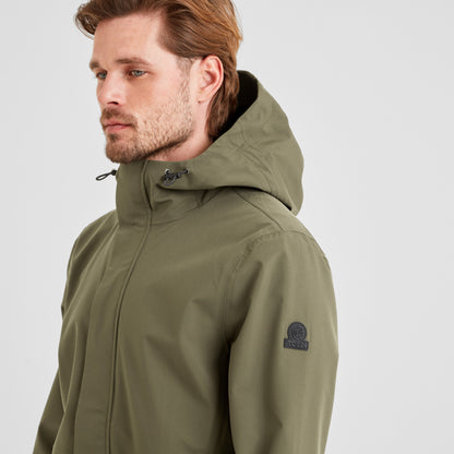 Flynn Mens Waterproof Jacket - Moss Green