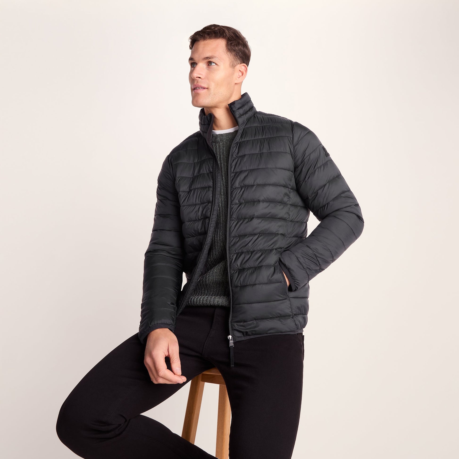 Gibson Mens Insulated Padded Jacket - Black
