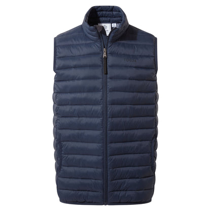 Gibson Mens Insulated Padded Gilet - Dark Indigo