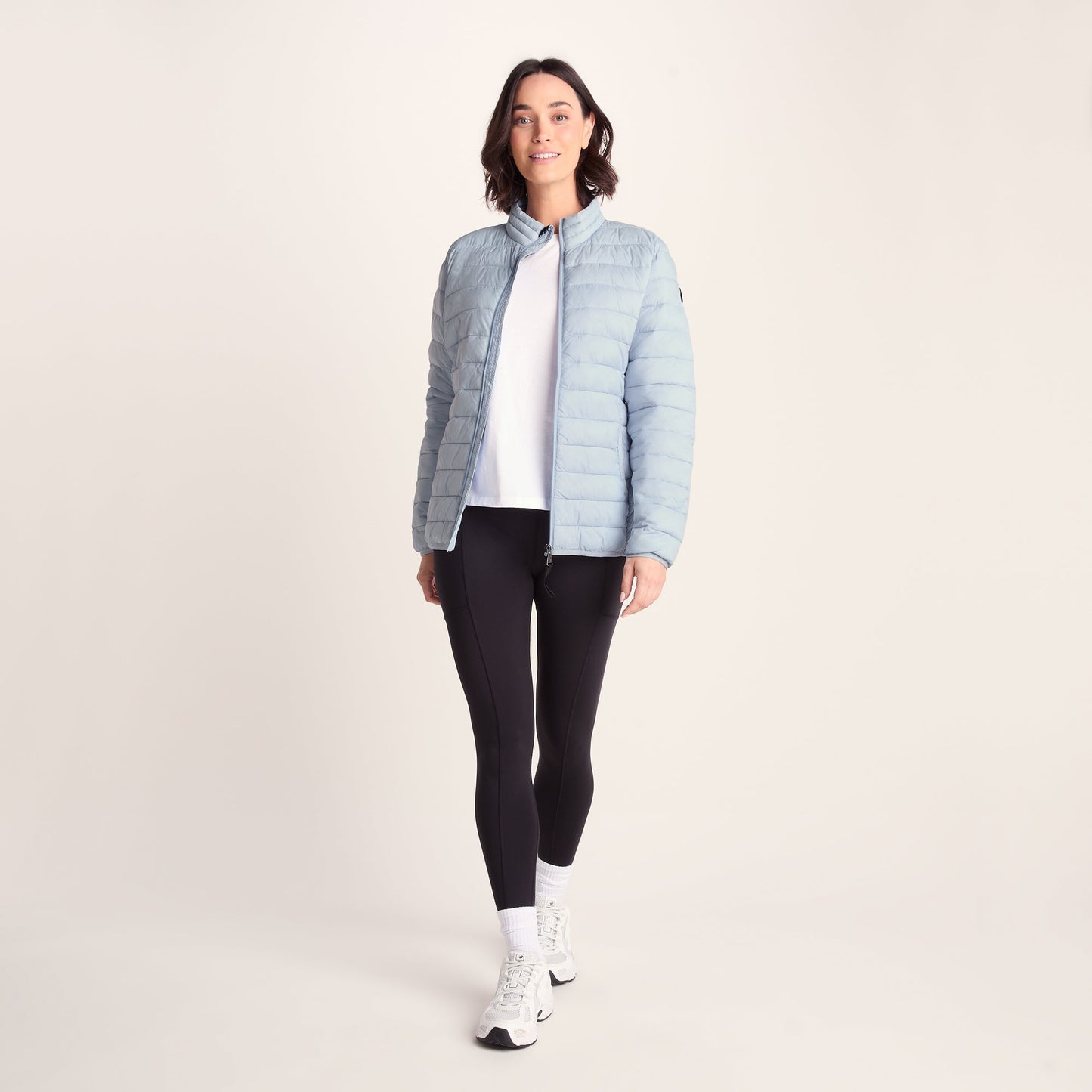 Gibson Womens Insulated Padded Jacket - Ice Blue