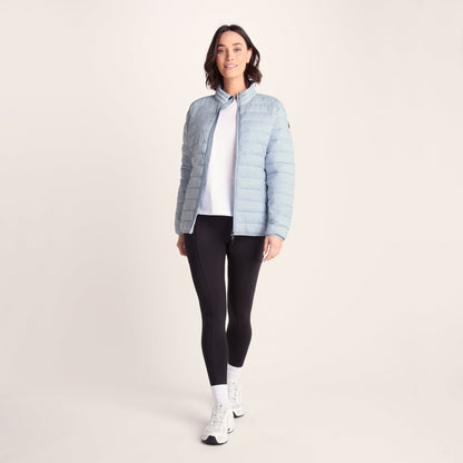Gibson Womens Insulated Padded Jacket - Ice Blue