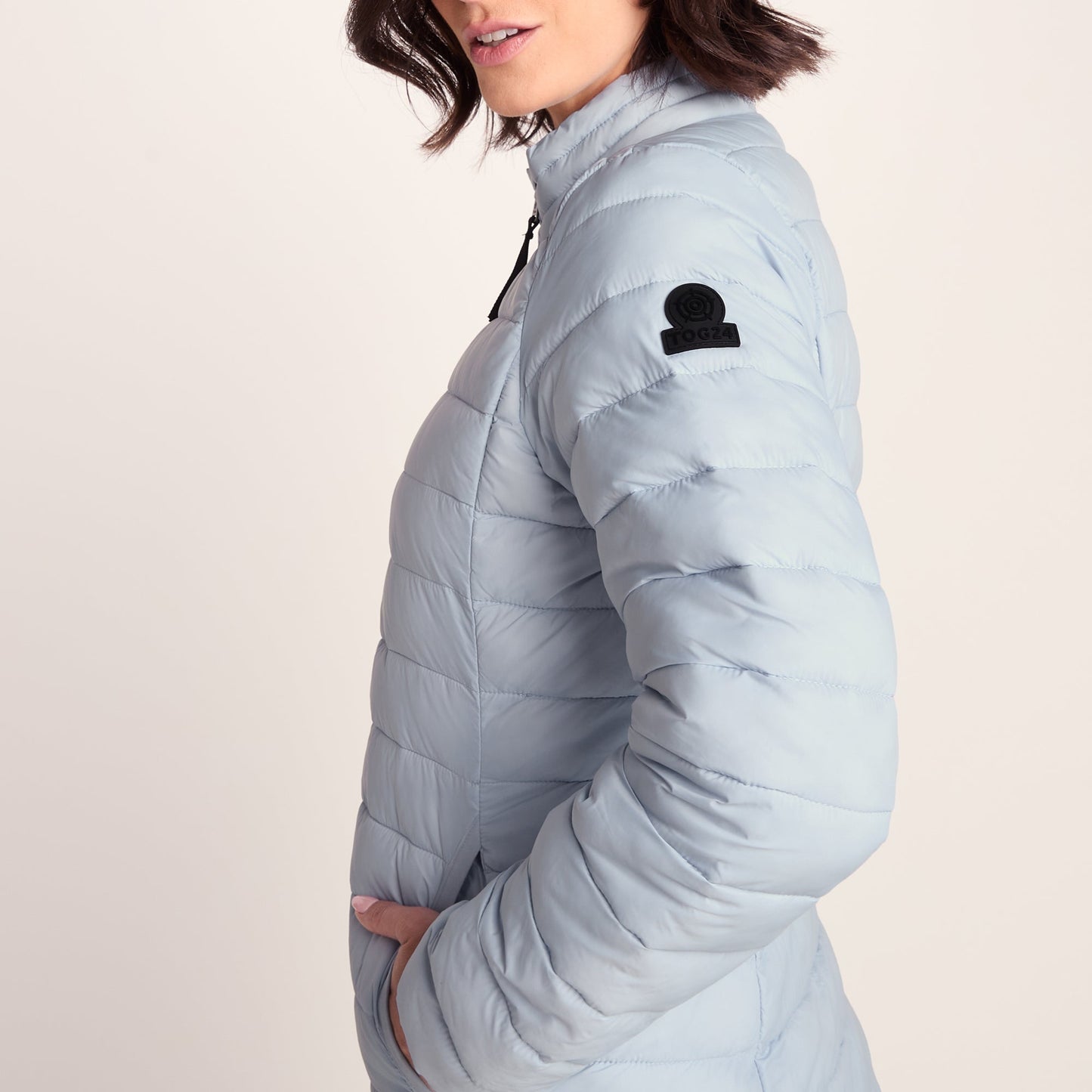 Gibson Womens Insulated Padded Jacket - Ice Blue