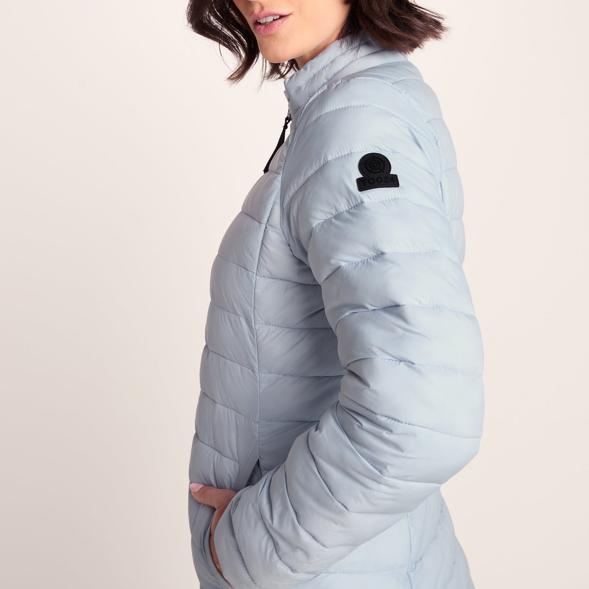 Gibson Womens Insulated Padded Jacket - Ice Blue