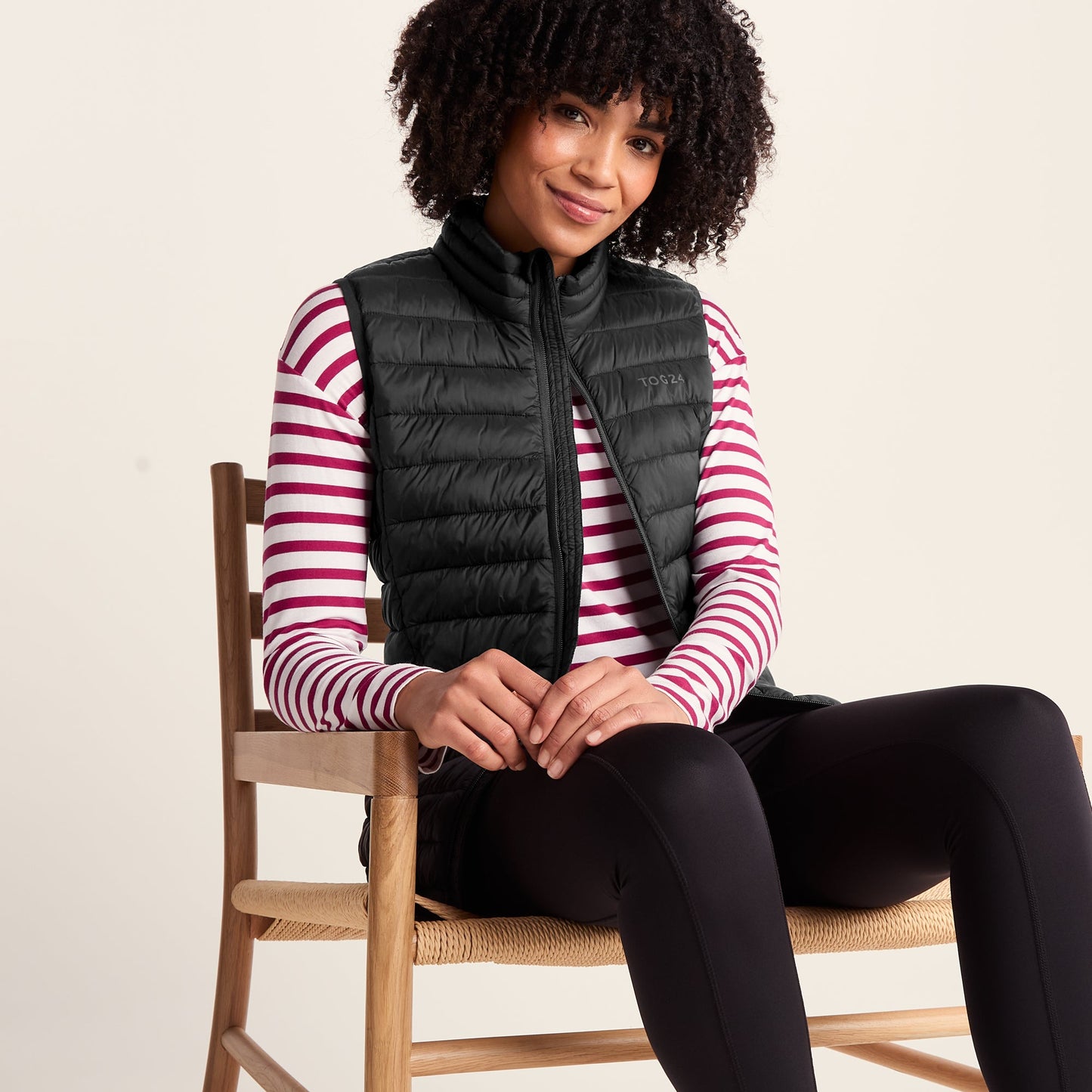 Gibson Womens Insulated Padded Gilet - Black