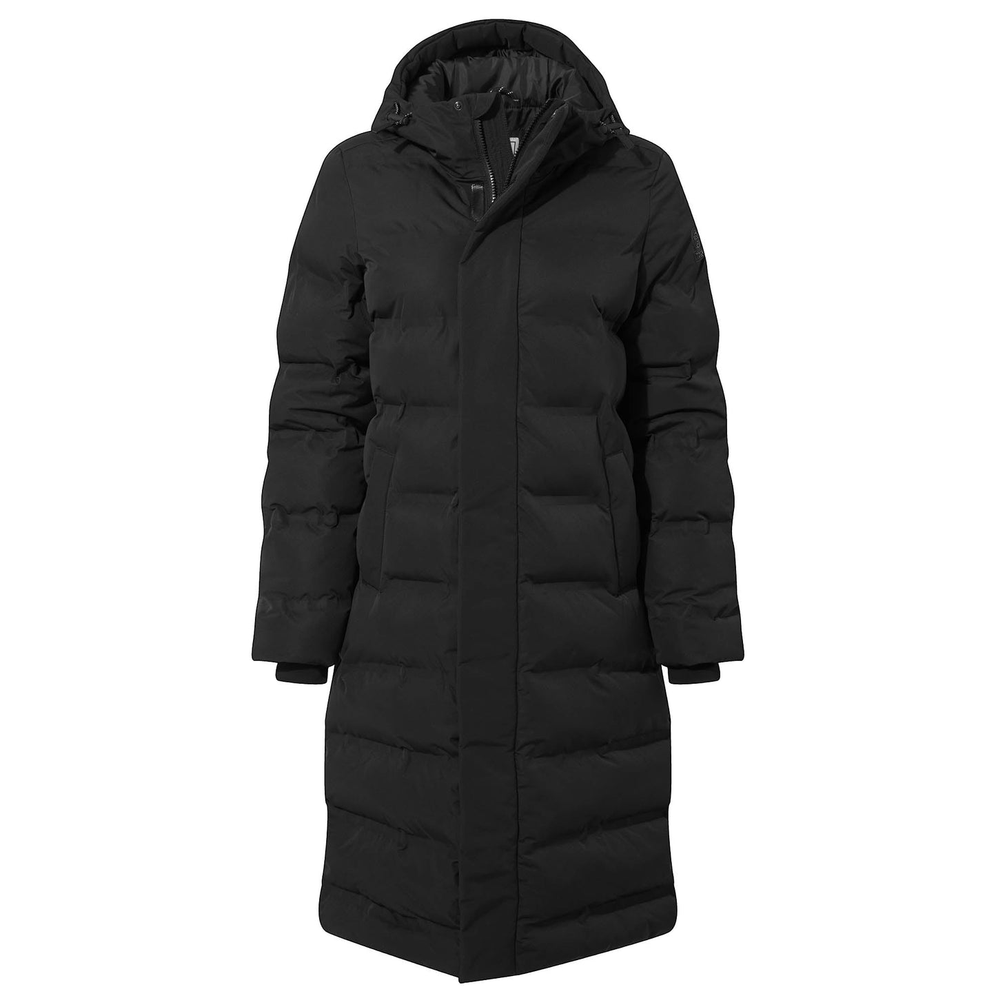 Glaston Womens Shower Resistant Insulated Parka - Black