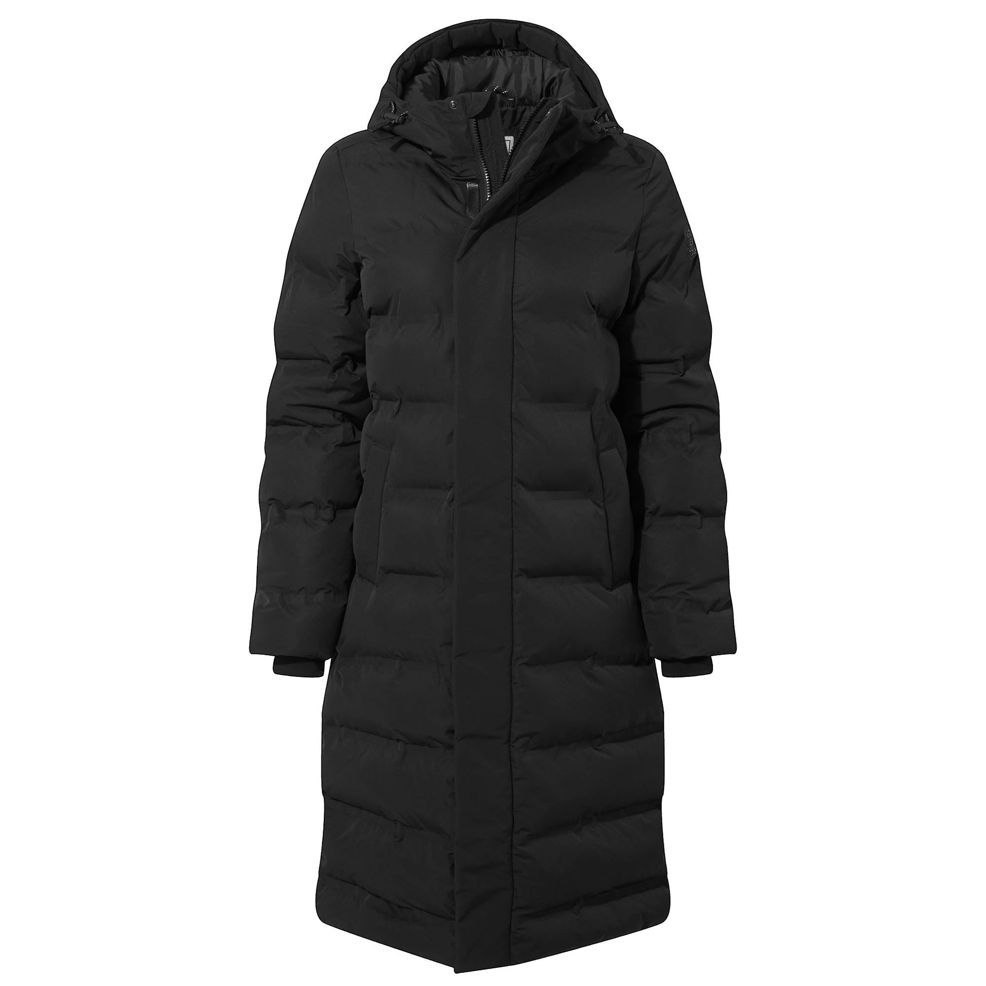 Glaston Womens Shower Resistant Insulated Parka - Black