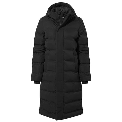 Glaston Womens Shower Resistant Insulated Parka - Black