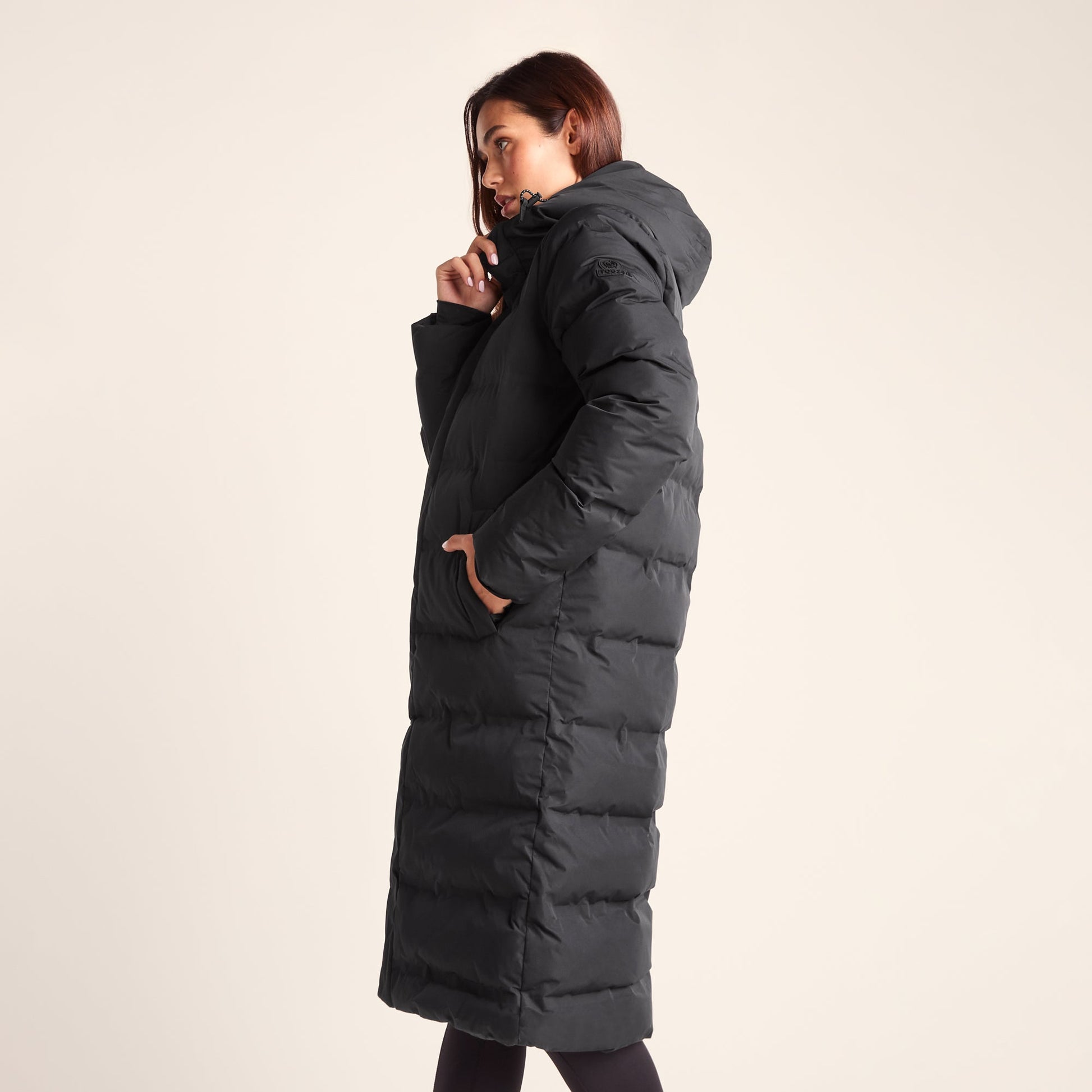Glaston Womens Shower Resistant Insulated Parka - Black