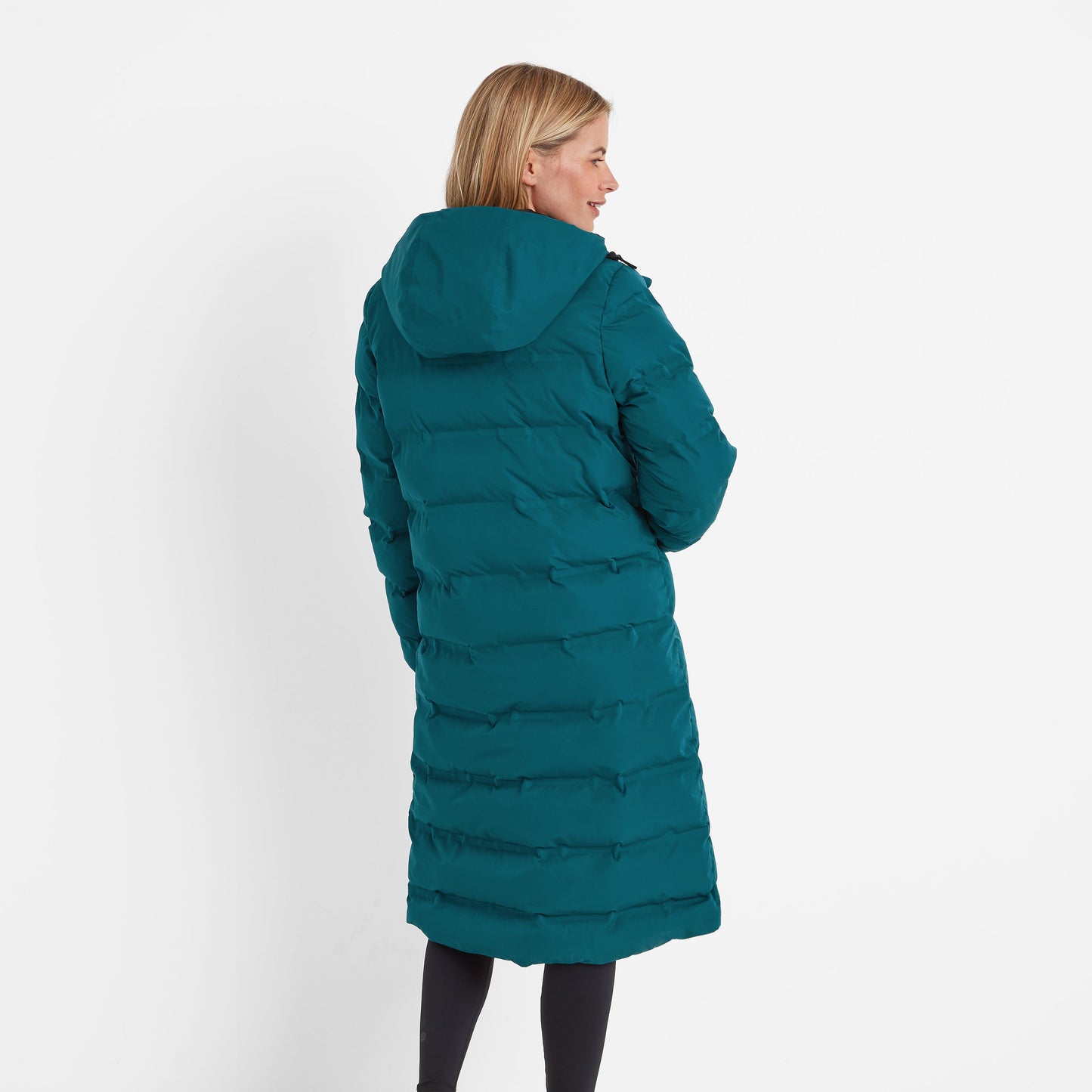Glaston Womens Shower Resistant Insulated Parka - Deep Teal