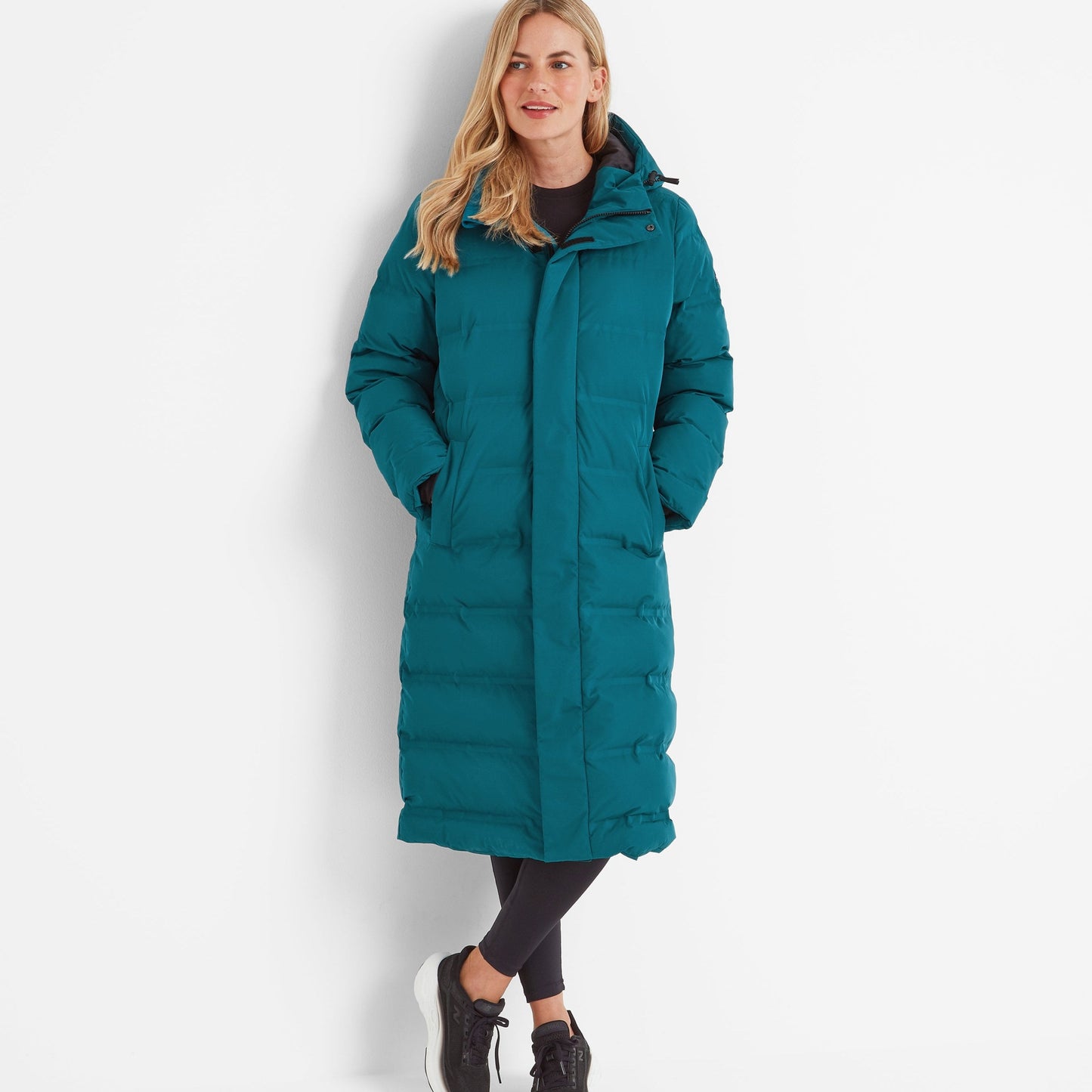 Glaston Womens Shower Resistant Insulated Parka - Deep Teal