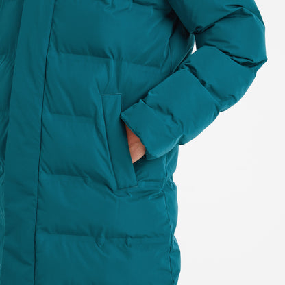 Glaston Womens Shower Resistant Insulated Parka - Deep Teal
