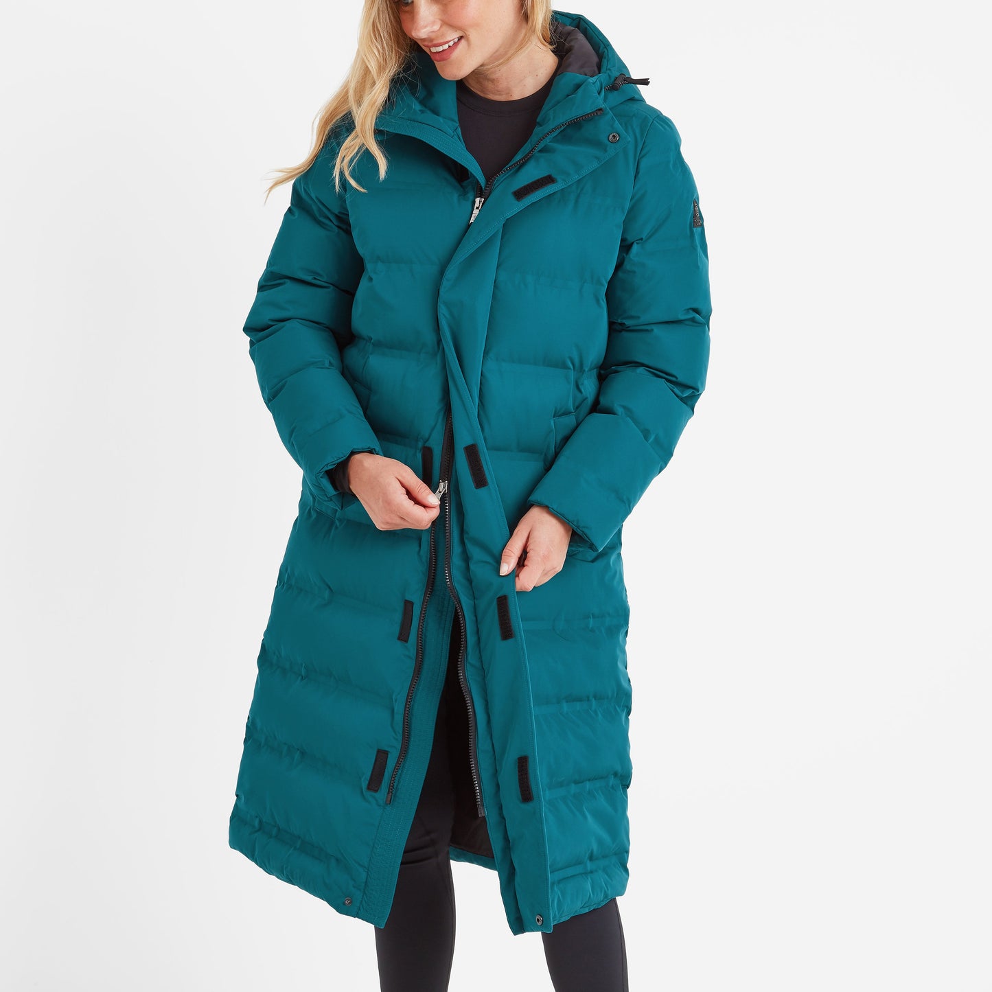 Glaston Womens Shower Resistant Insulated Parka - Deep Teal