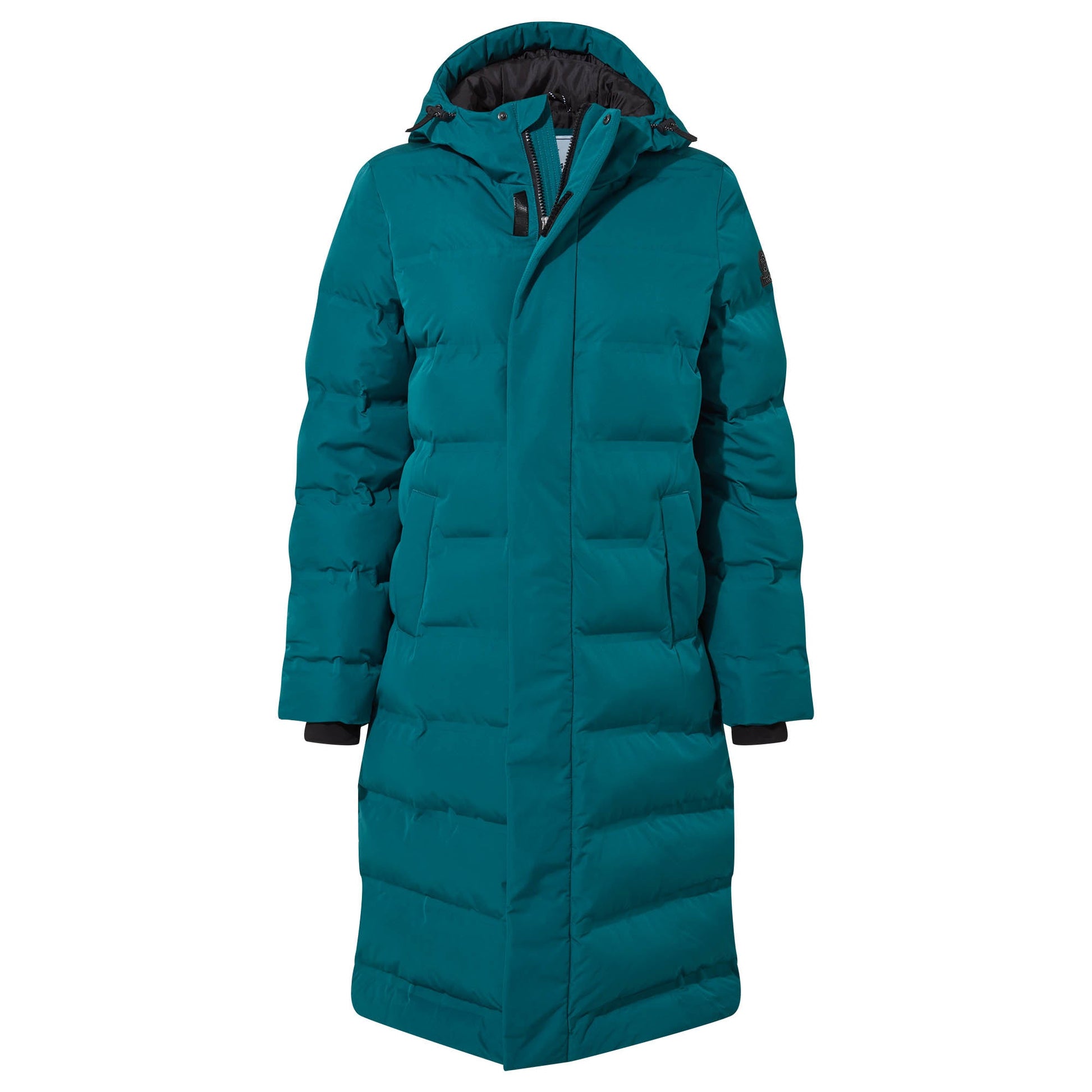 Glaston Womens Shower Resistant Insulated Parka - Deep Teal