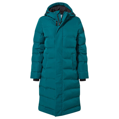 Glaston Womens Shower Resistant Insulated Parka - Deep Teal