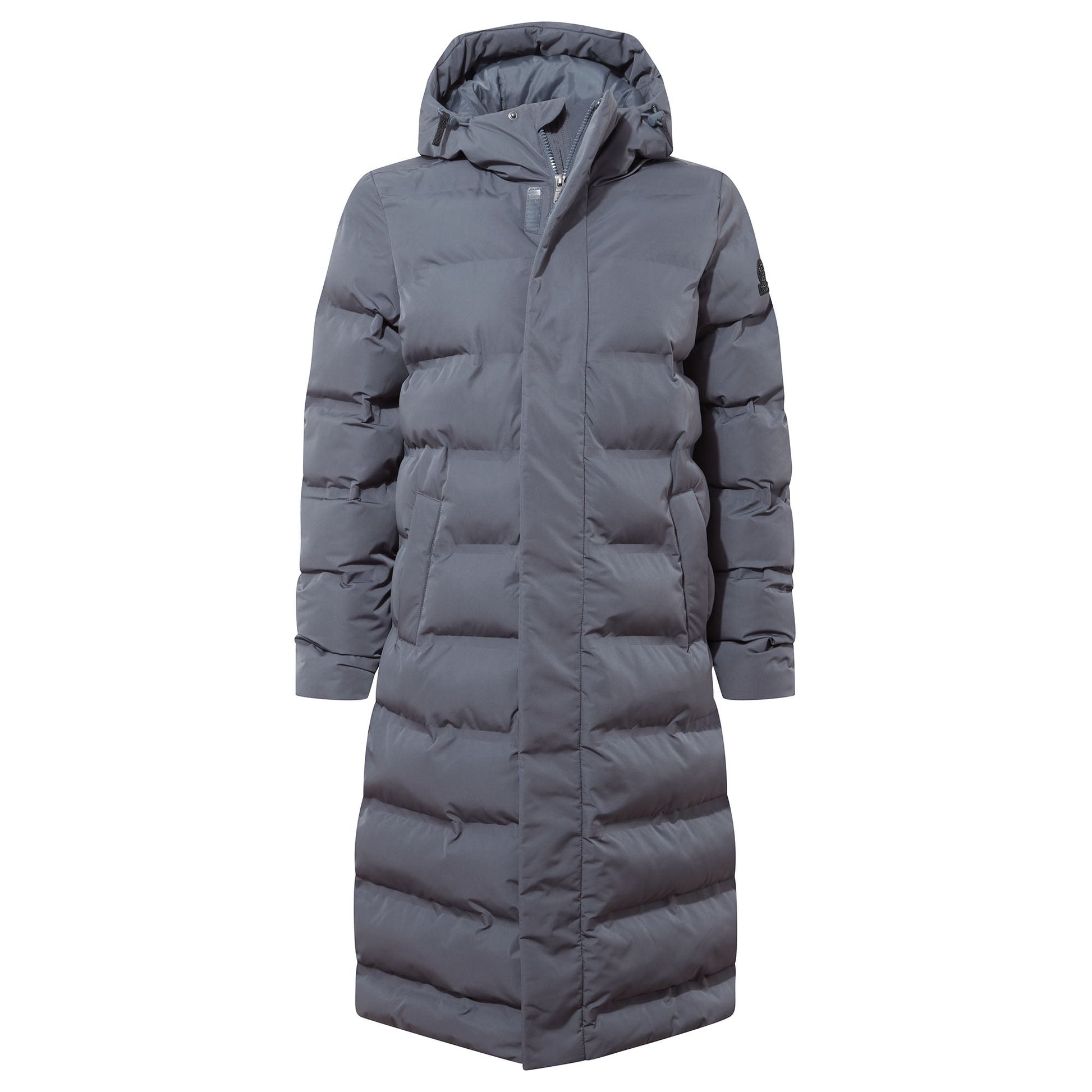 Glaston Womens Shower Resistant Insulated Parka - Washed Blue