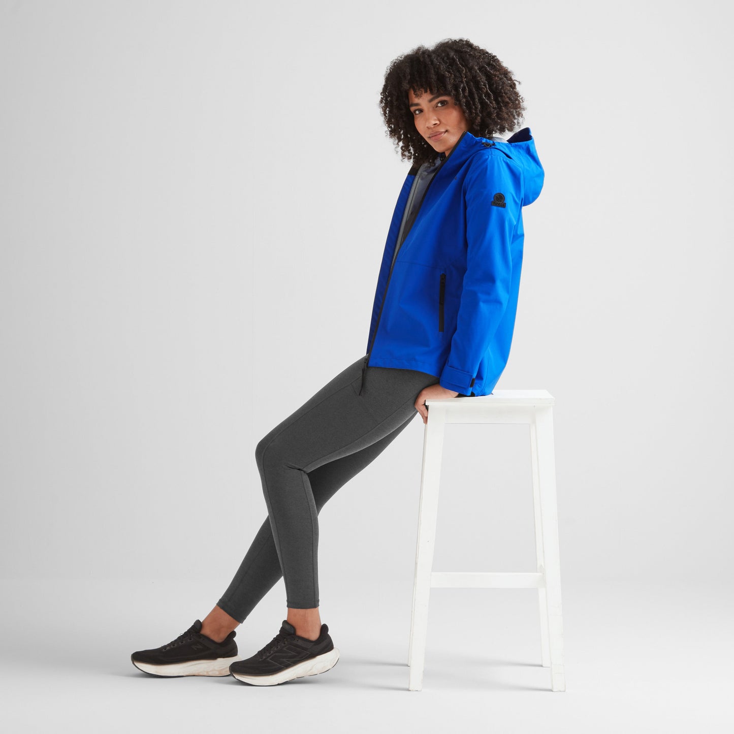 Glyder Womens Performance Waterproof Jacket - Ultra-Marine Blue