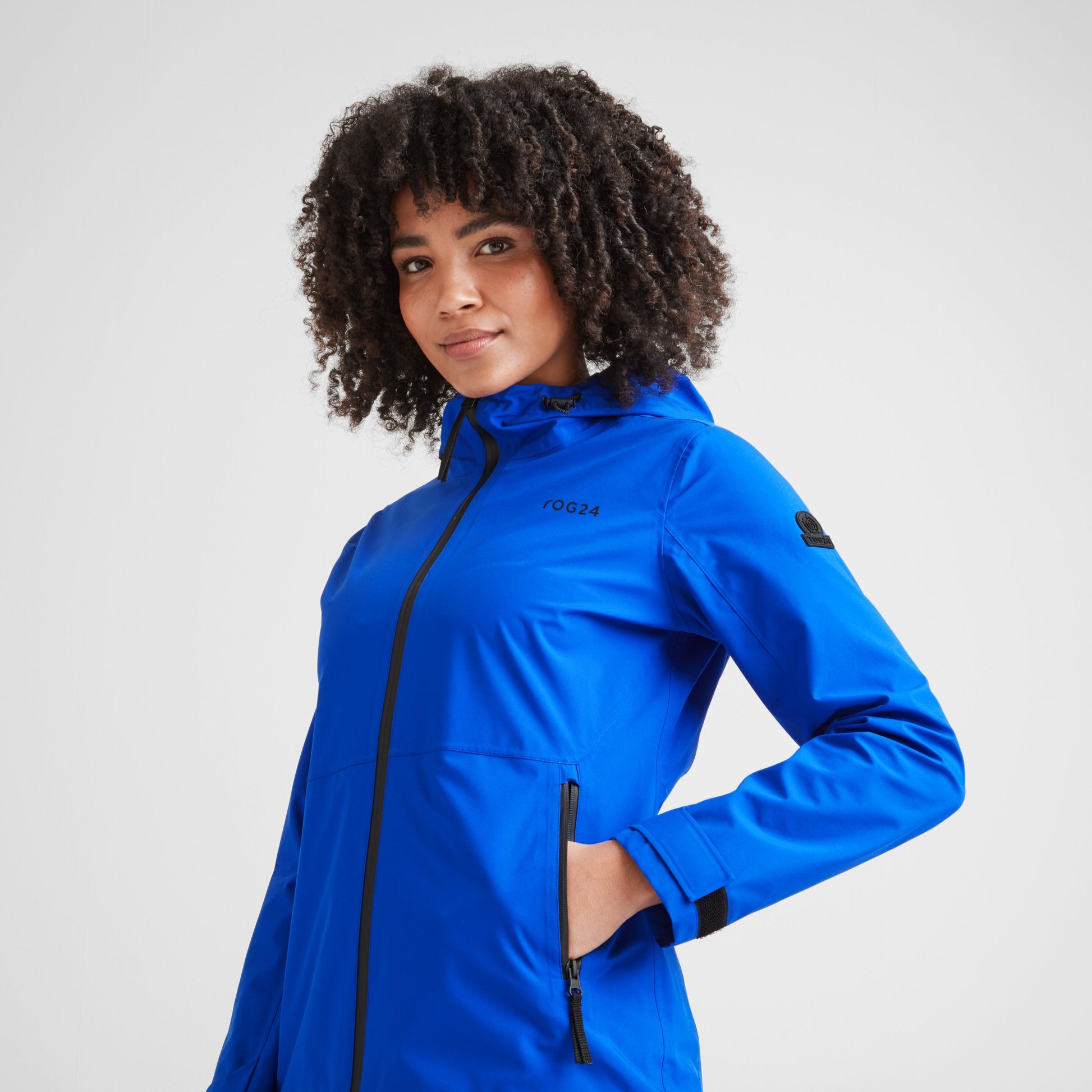 Glyder Womens Performance Waterproof Jacket - Ultra-Marine Blue
