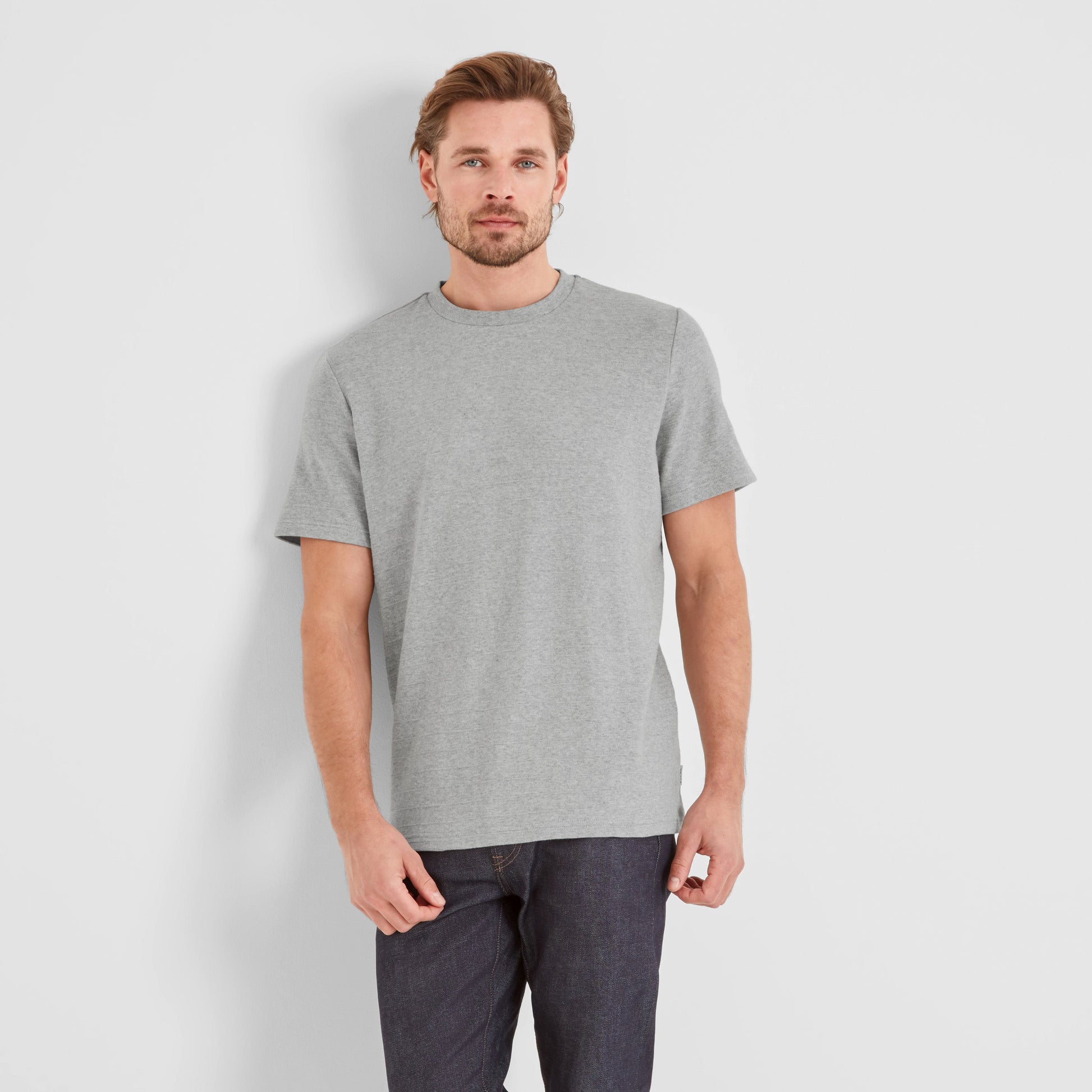 Goodman Mens Supersoft T-Shirt - Light Grey Marl