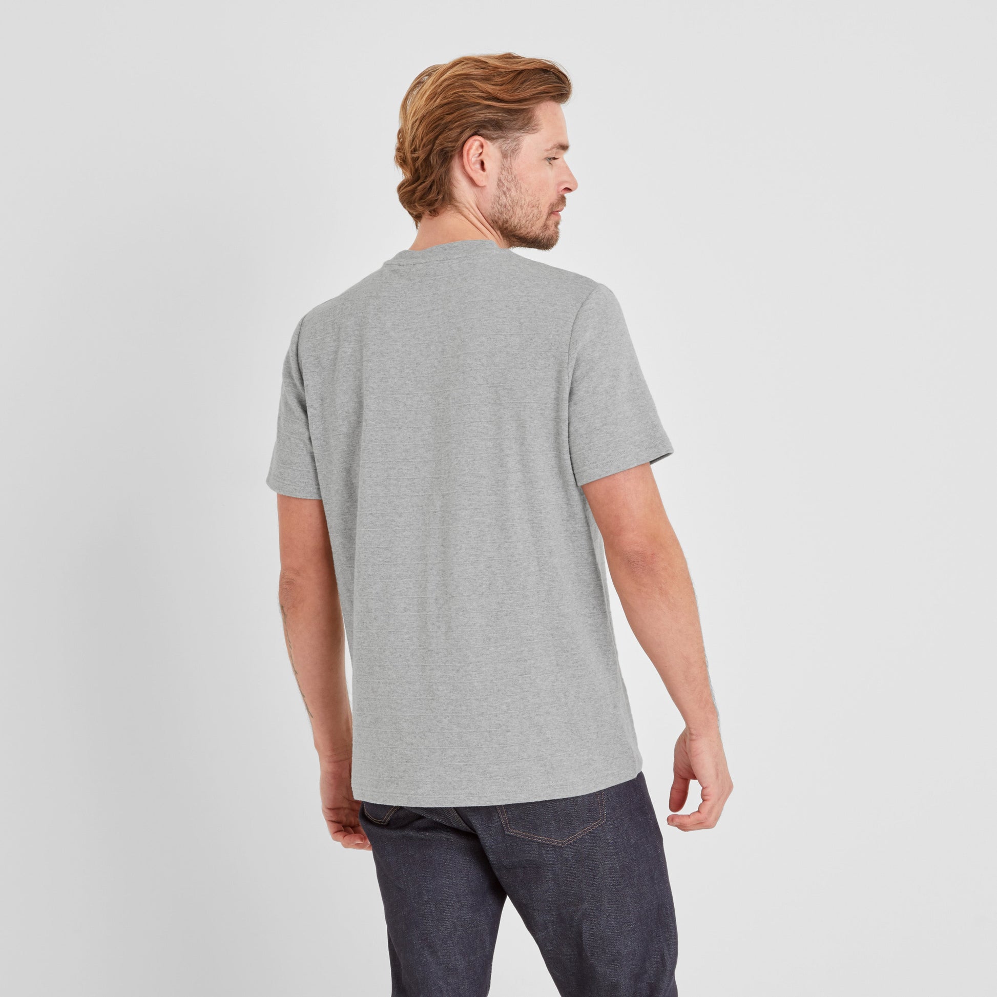 Goodman Mens Supersoft T-Shirt - Light Grey Marl