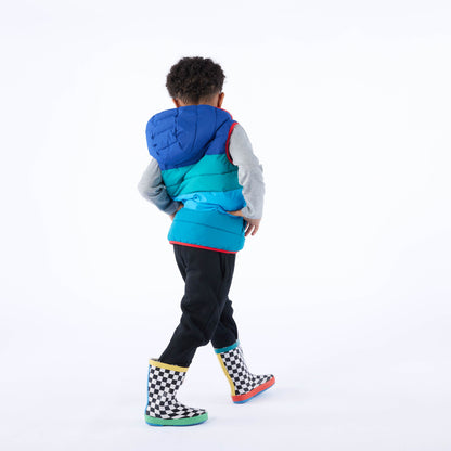 Gotland Kids Shaun the Sheep Gilet - Space Blue