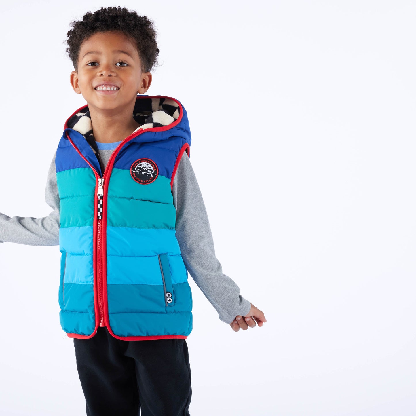 Gotland Kids Shaun the Sheep Gilet - Space Blue