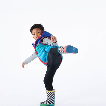 Gotland Kids Shaun the Sheep Gilet - Space Blue