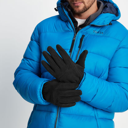 Gust Windproof Fleece Gloves - Black