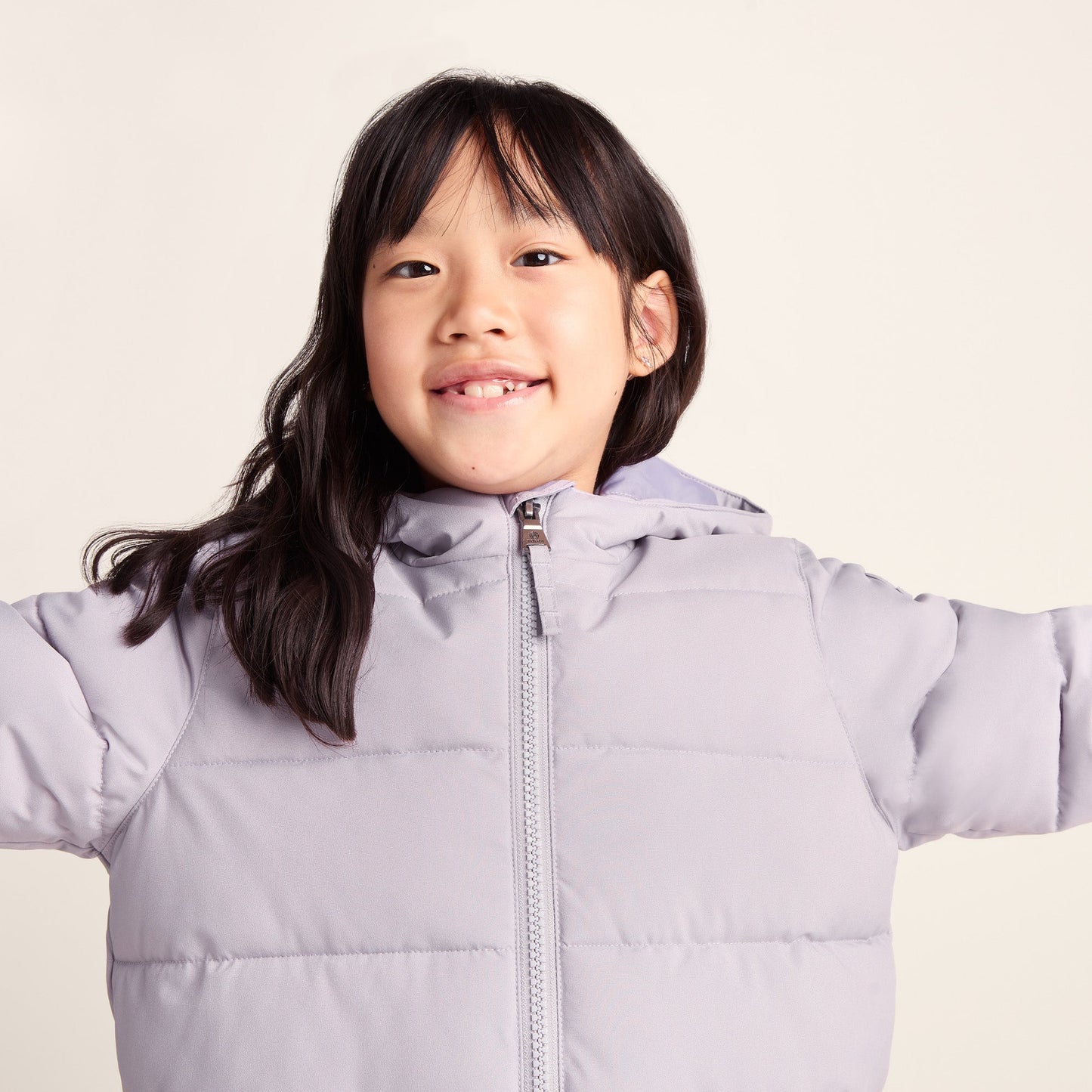 Harecroft Kids Padded Jacket - Lavender Grey