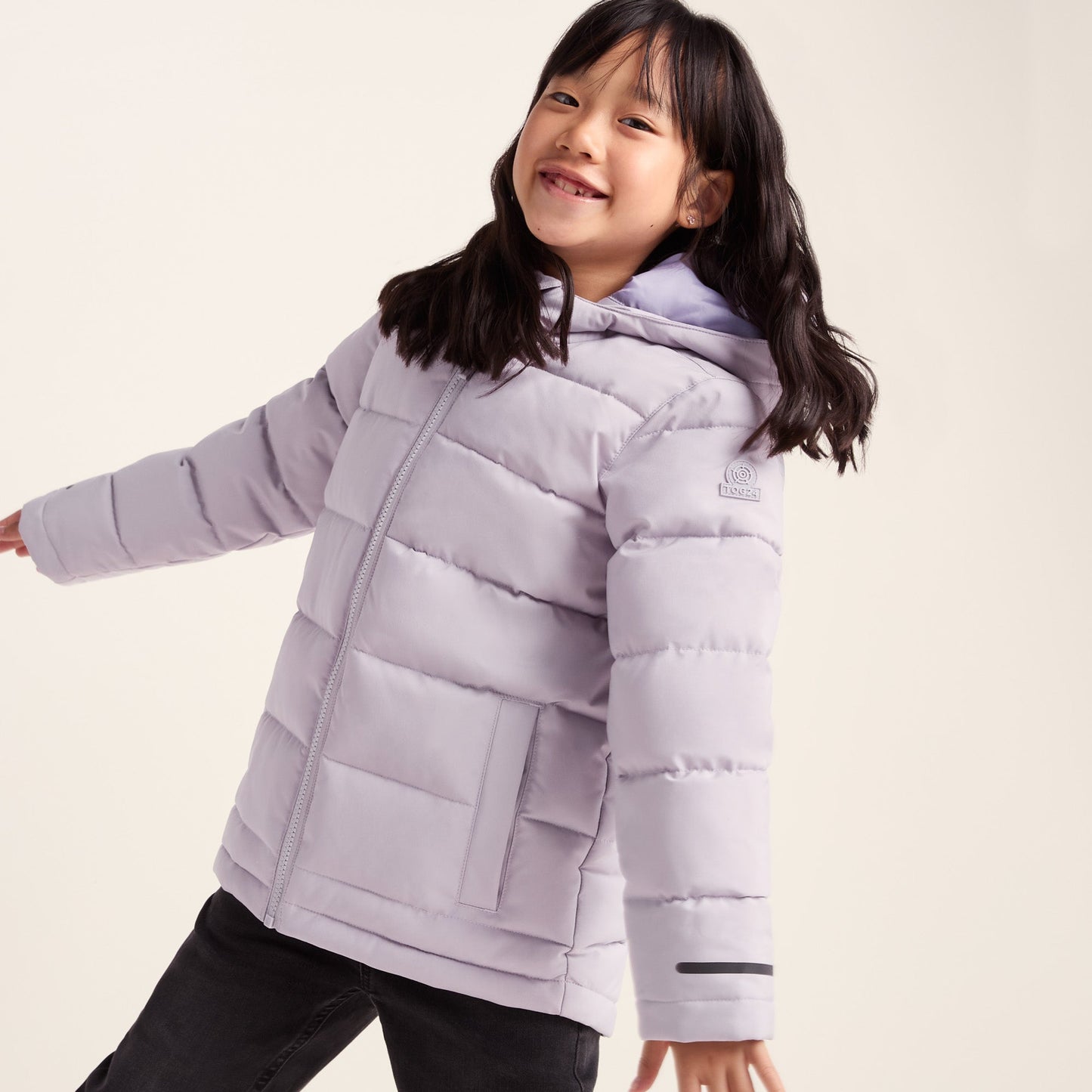 Harecroft Kids Padded Jacket - Lavender Grey