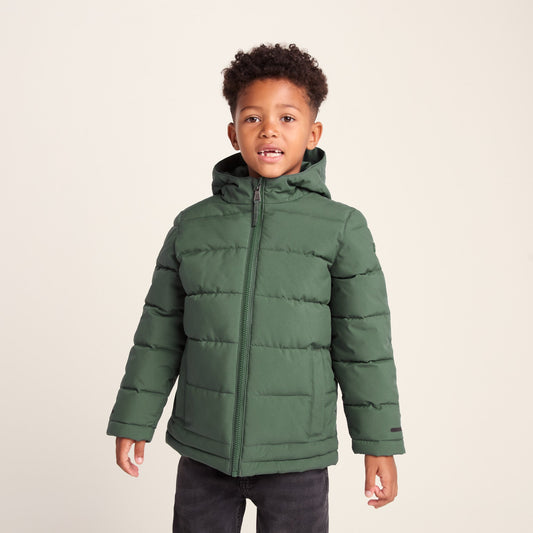 Harecroft Kids Padded Jacket - Dark Fern