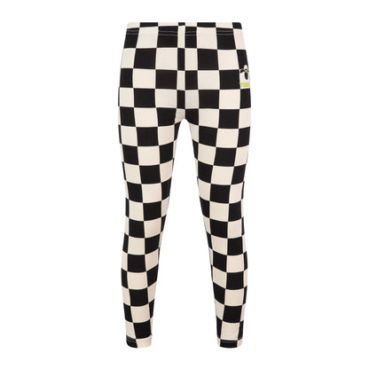 Harri Kids Shaun the Sheep Legging - Black Woolly Checkerboard