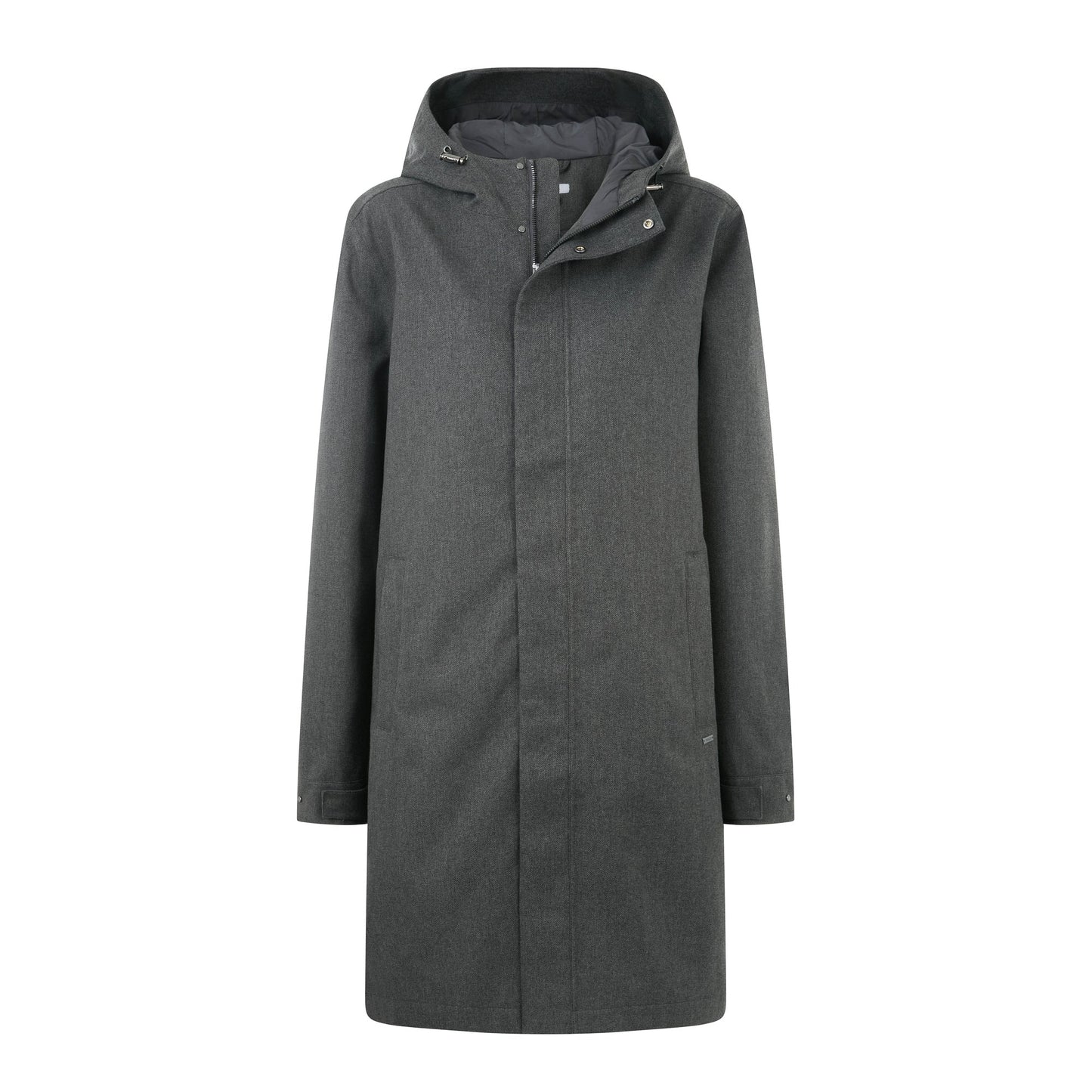 Henry Mens Waterproof Longline Coat - Charcoal Melange
